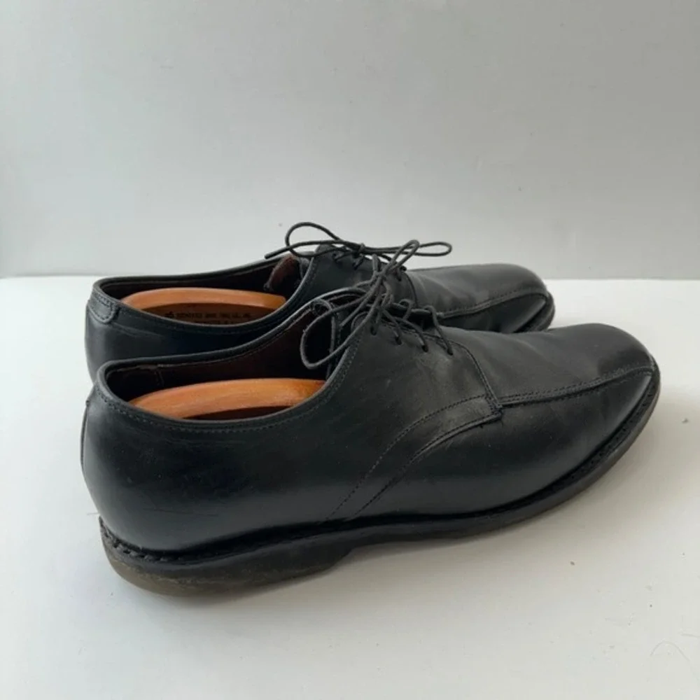 Allen Edmonds Road Warriors Split Toe Leather‎ Dress Shoes Black Mens 10.5 D